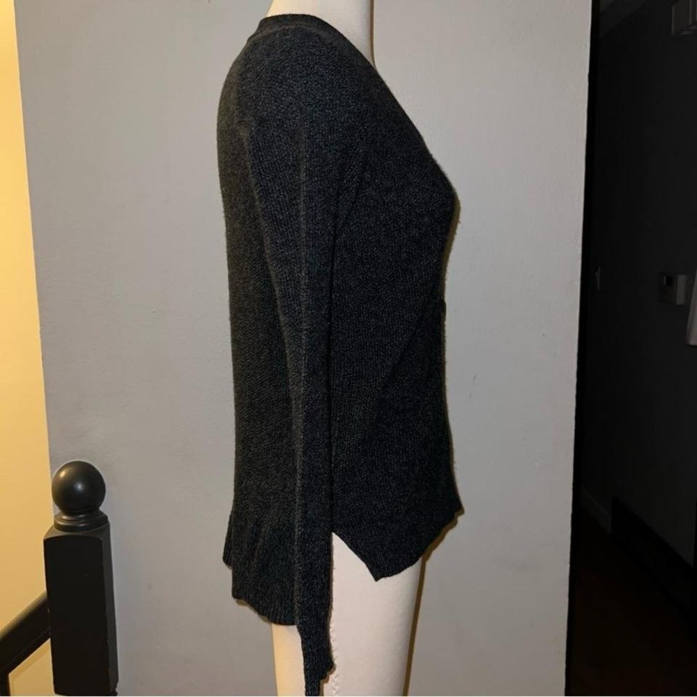 Madewell Women's Charcoal Gray Button-Up Cardigan, Size XXS - Picture 2 of 8